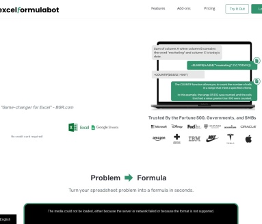 ExcelFormulaBot